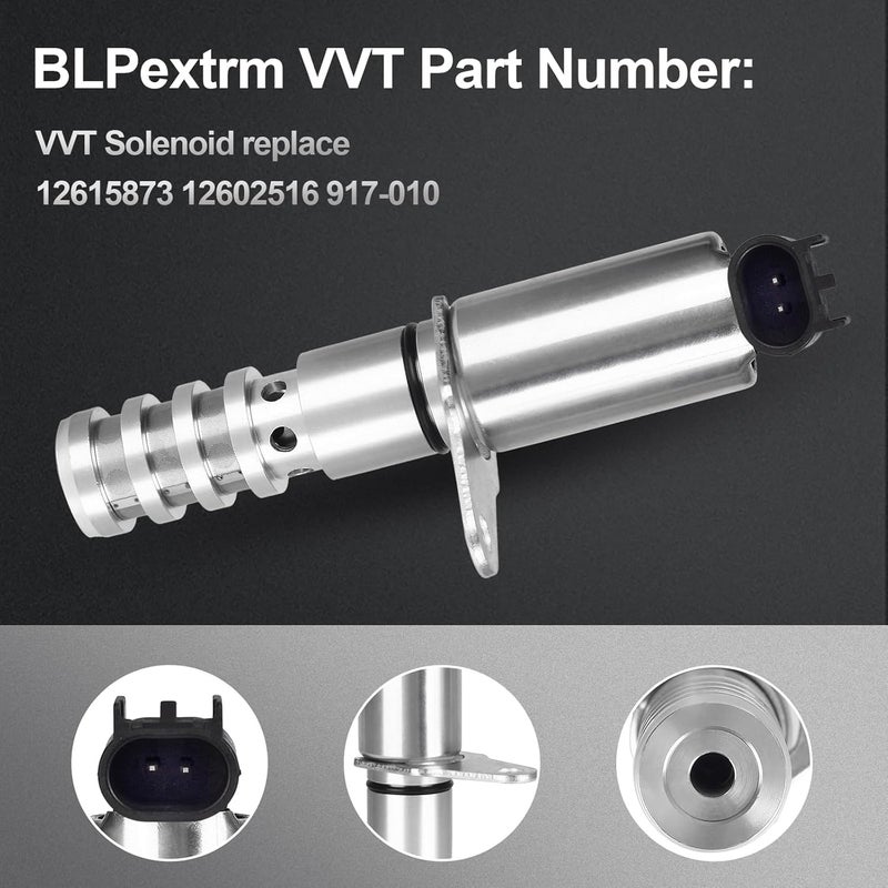 BLPextrm Variable Valve Timing VVT Solenoid Fits for Chevy Colorado Trailblazer, for GMC Canyon Envoy, for Buick Rainier, for Isuzu I280 3.5 3.7 4.2L - Camshaft Position Actuator Solenoid Replace 12615873 - Image 3